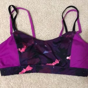 Strappy sports bra